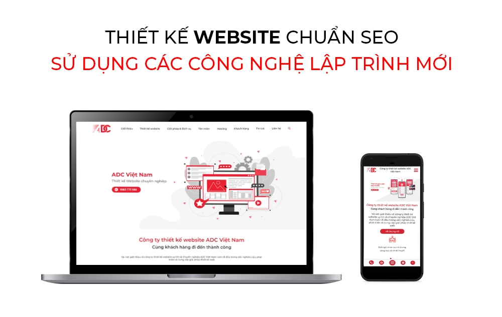 Giải pháp thiết kế website uy tín tại ADC Việt Nam