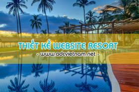 Thiết kế website Resort - Khu nghỉ dưỡng thu hút khách hàng