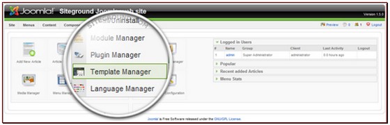Cài đặt và quản lý template, cài đặt và quản lý ngôn ngữ trong joomla 03