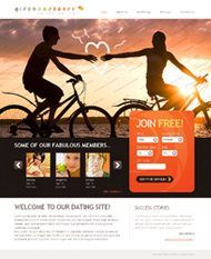 Template website dịch vụ hẹn hò, kết bạn trực tuyến 08