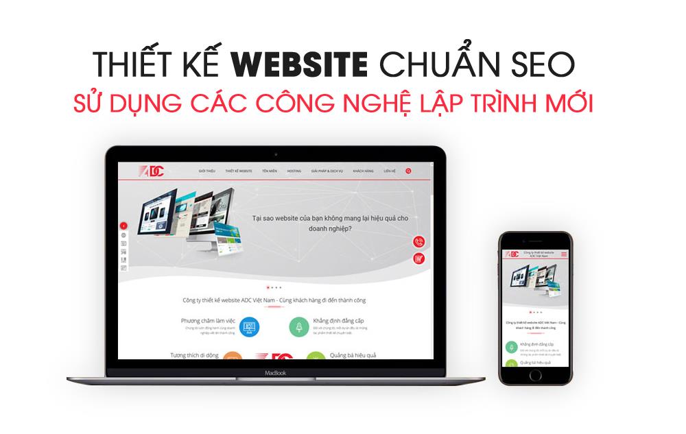 Giải pháp thiết kế website uy tín tại ADC Việt Nam