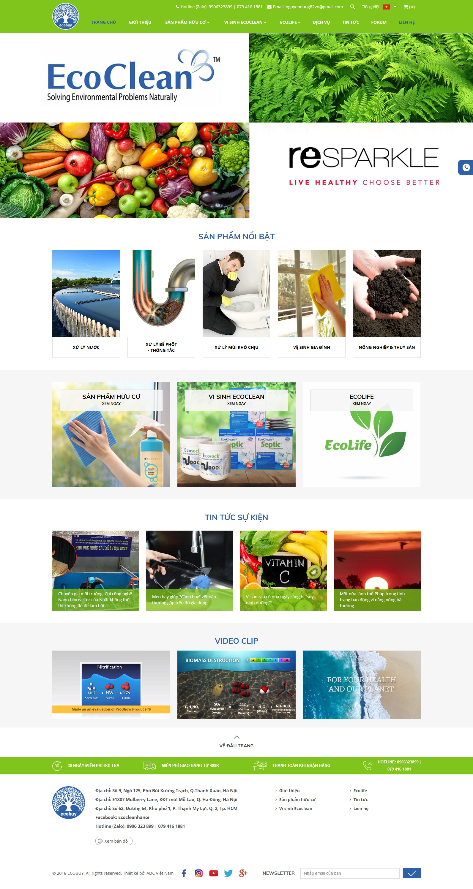 Ecobuy sản phẩm vi sinh môi trường