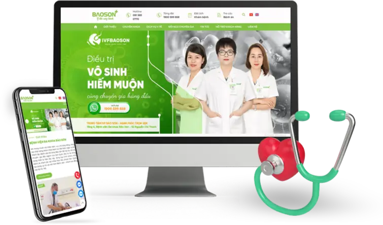 Thiết Kế Website Bệnh Viện – Cơ Sở Y Tế Cầu Nối Giữa Thầy Thuốc & Người Bệnh