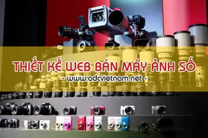 Thiết kế website bán máy ảnh số