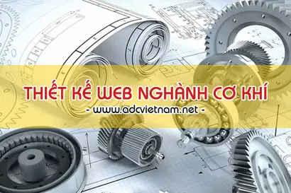 Thiết kế website chuyên ngành cơ khí