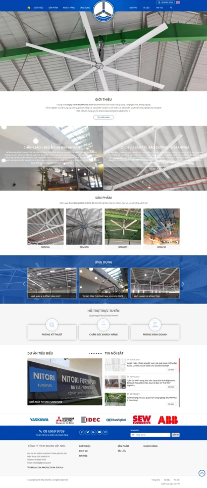 Thiết kế website - Công ty TNHH BigFan Việt Nam