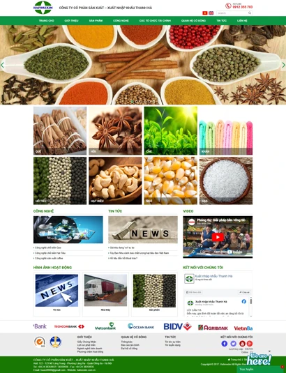 Công ty CP sản xuất xuất nhập khẩu Thanh Hà (Haforexim)