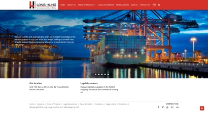 Thiết kế website - Công ty luật Long Hưng Lawyers