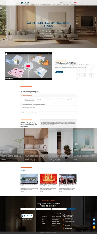 Thiết kế web cho Công ty Pitech