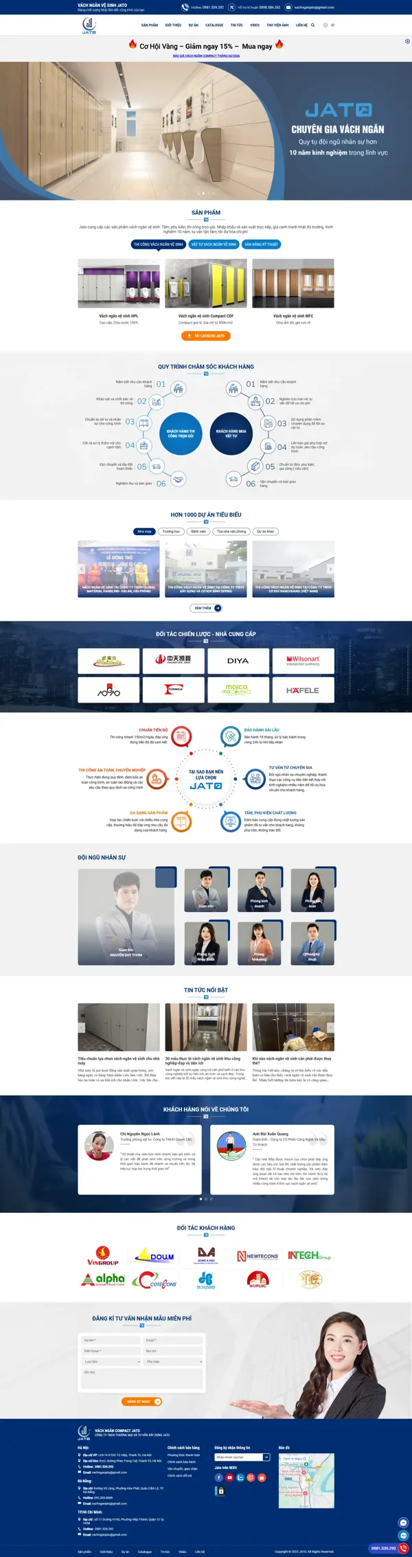 Thiết kế web cho Công ty CP Quốc Tế Nhật Long