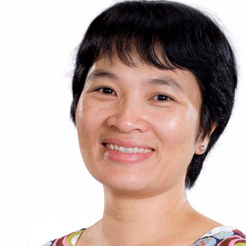 Bà Khuất Thị Hải Oanh là trưởng phòng Nghiên cứu sức khỏe