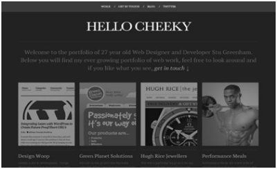 mẫu thiết kế web sử dụng màu đen trắng tuyệt đẹp 15